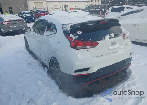 2020 Hyundai Veloster N из США, поврежденный, VIN KMHT36AH6LU006390